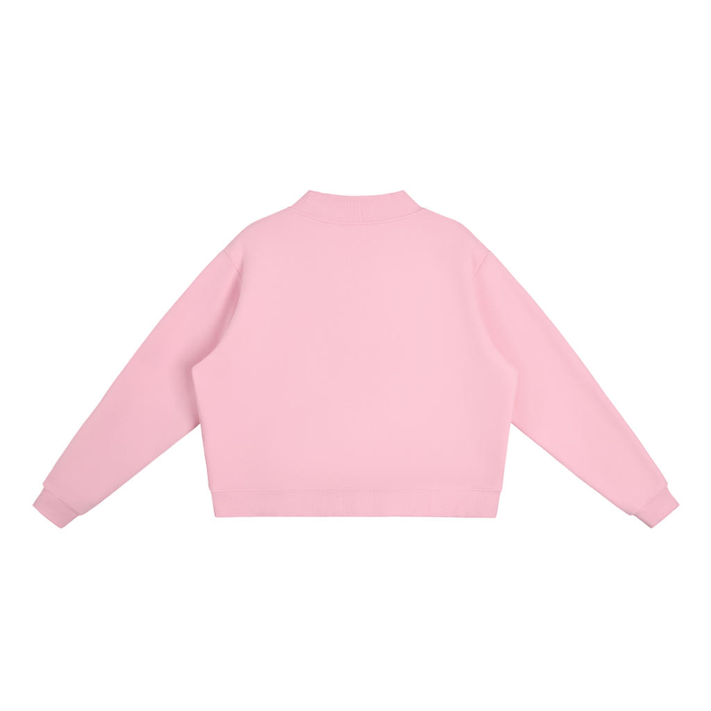 Essential Fleece Mock-Neck Crew MAX Cheer Sweatshirt