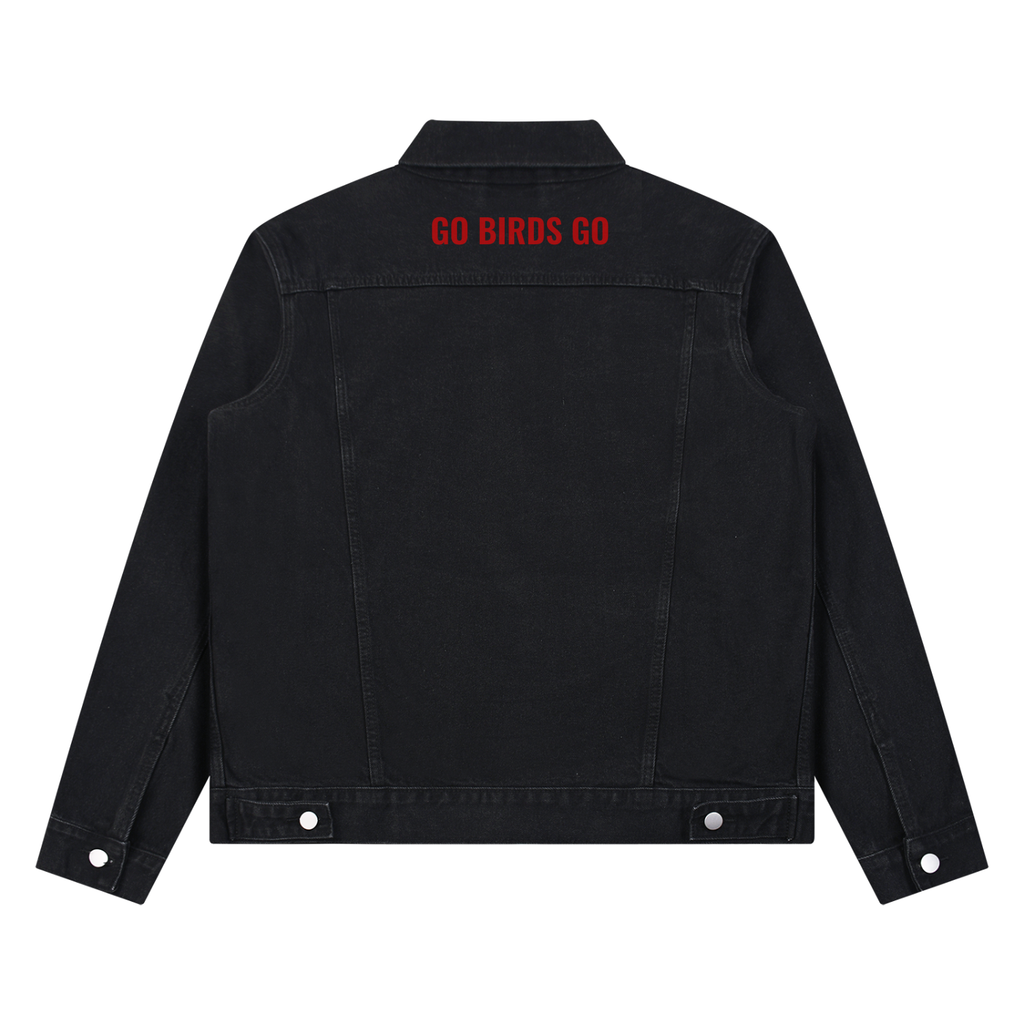 Unisex Vintage Wash Denim Jacket