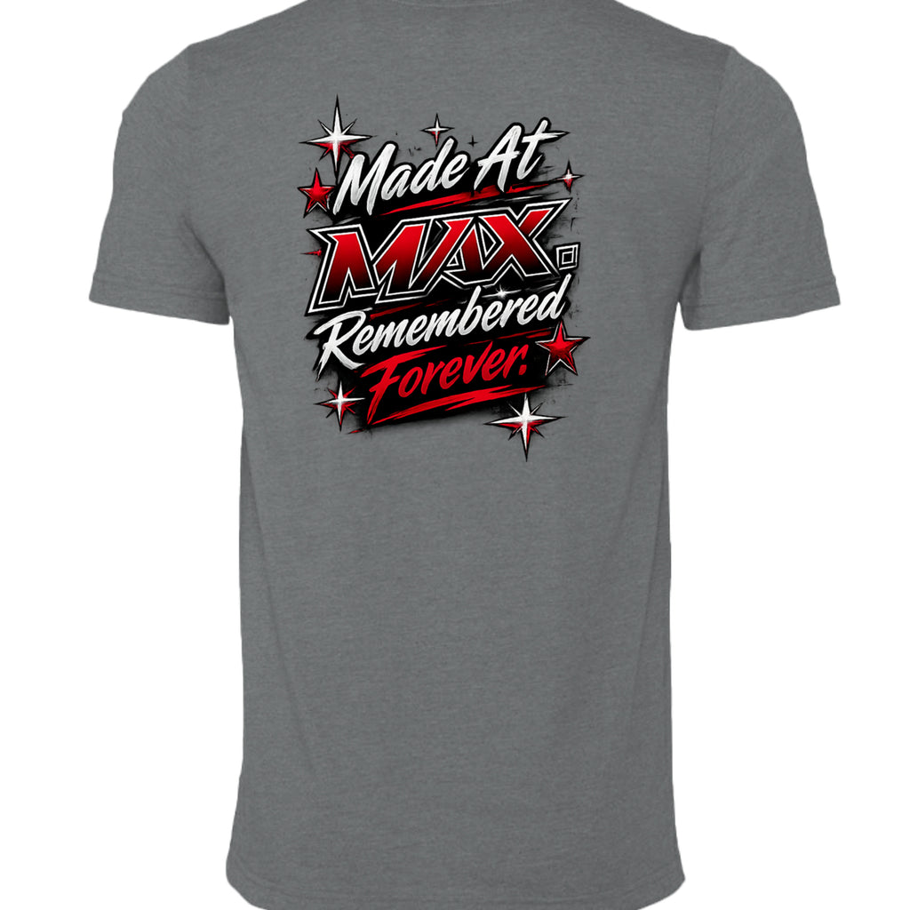 Dark Grey Heather - 3001CVC - BACK